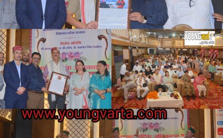 इंजीनियर जोगेंद्र चौहान को डॉ. परमार पुरस्कार और कृतिका शर्मा को मिला सिरमौर सम्मान