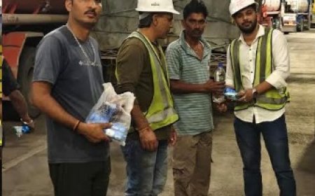 मानवता की मिसाल : एफकोन्स कंपनी ने सुरंग में फंसे यात्रियों को खाद्य सामग्री की वितरित 