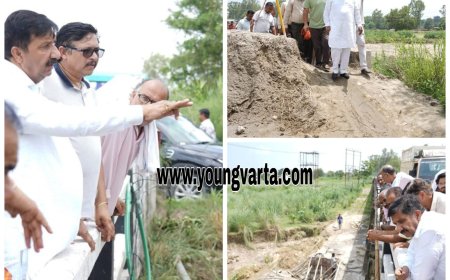 उप मुख्यमंत्री मुकेश अग्निहोत्री ने किया पंडोगा पुल का निरीक्षण , मरम्मत कार्य में तेजी के निर्देश