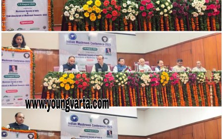 सोलन में शुरू हुआ दो दिवसीय राष्ट्रीय मशरूम सम्मेलन , देशभर के करीब 150 वैज्ञानिक, शोधार्थी करेंगे मंथन 