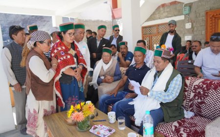 किन्नौर के अंतिम गाँव सुमरा में 1.16 करोड़ रुपये से निर्मित बौद्ध सामुदायिक भवन का लोकार्पण