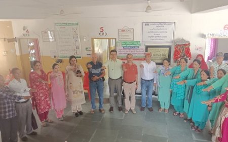 जिले भर में अधिकारियों-कर्मचारियों और विद्यार्थियों ने नशे के विरोध की ली शपथ