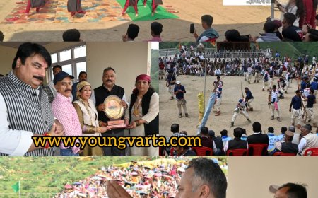 सरकार ने ठोडा को अंडर 19 खेलों के तहत दी है मंज़ूरी , रिहाली मेला शिलाघुण्ड में बोले , शिक्षा मंत्री रोहित ठाकुर