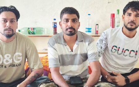 पुलिस ने चिट्टा तस्करी की सूचना पर शिमला के टुटू स्थित एक फ्लैट में दबिश देकर पंजाब के तीन गैंगस्टर गिरफ्तार  