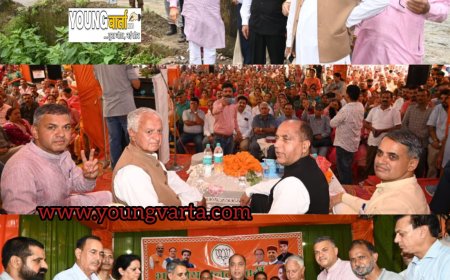 आपदा में भ्रष्टाचार की सीमाएं लांघ गए कांग्रेसी , भाजपा ने आपदा प्रभावित 84 परिवारों को बाँटी राहत राशि : जयराम ठाकुर