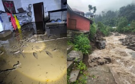 मंडी के दुर्गम चौहारघाटी में भारी बारिश के कारण काफी नुकसान,घाटी की दो पंचायतें अधिक प्रभावित  