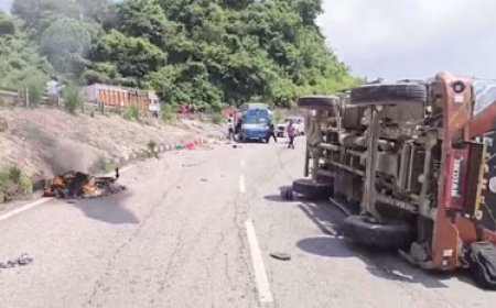 बिलासपुर के गरामोड़ा में टेंपो और स्कूटी की टक्कर में दो व्यक्तियों की दर्दनाक मौत