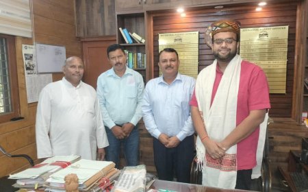 ग्राम पंचायत कोटड़ी व्यास ने डीएफओ ऐश्वर्या राज को दी नये कार्यकाल के लिए शुभकामनाएं