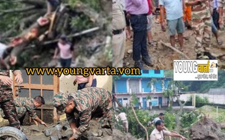 उत्तराखंड में फिर आई जल प्रलय , मलबे में दफन बाजार, पलभर में उजड़ गए थराली में आशियाने