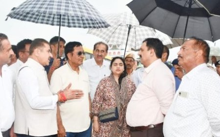 मंत्रिमंडलीय उप समिति के अध्यक्ष ने बीबीएन क्षेत्र में विभिन्न स्थानों का किया निरीक्षण 