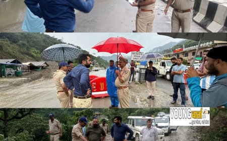 एडीसी ने मंडी से कुल्लू फोरलेन पर प्रभावित क्षेत्रों में लिया नुकसान का जायजा , विभाग को सड़क बहाली के दिए निर्देश