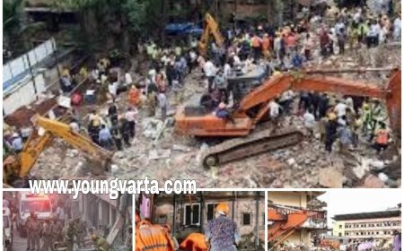 मुंबई के विरार में आधी रात को गिरी बिल्डिंग , 17 लोगों की मौत , 9 घायल 