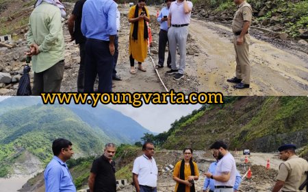 लगातार बारिश से सिरमौर में नदी-नाले उफान पर , एनएच-707 सहित कई सड़कें बंद , जिला में 90 करोड़ का नुकसान   