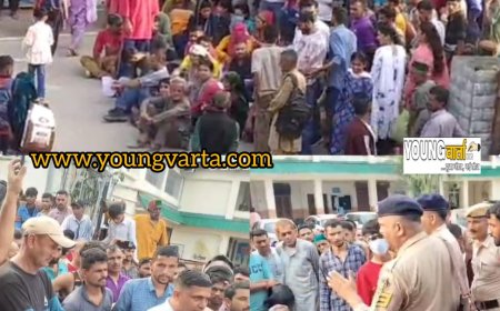 ददाहू अस्पताल से सामने प्रदर्शन करने वाले रोगियों के तीमारदारों के खिलाफ एफआईआर दर्ज