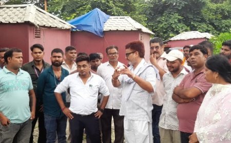 जिलाधिकारी  के संयुक्त निर्देशन में वरिष्ठ नगर स्वास्थ्य अधिकारी ने सभी चिंतित वेंडिंग जोन का किया निरीक्षण