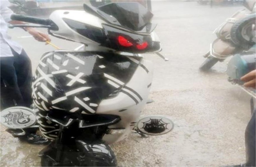 स्कूटी चालक को महंगा पड़ा स्टंड करना , ट्रेफिक पुलिस ने किया 28,000 रुपए का चालान  