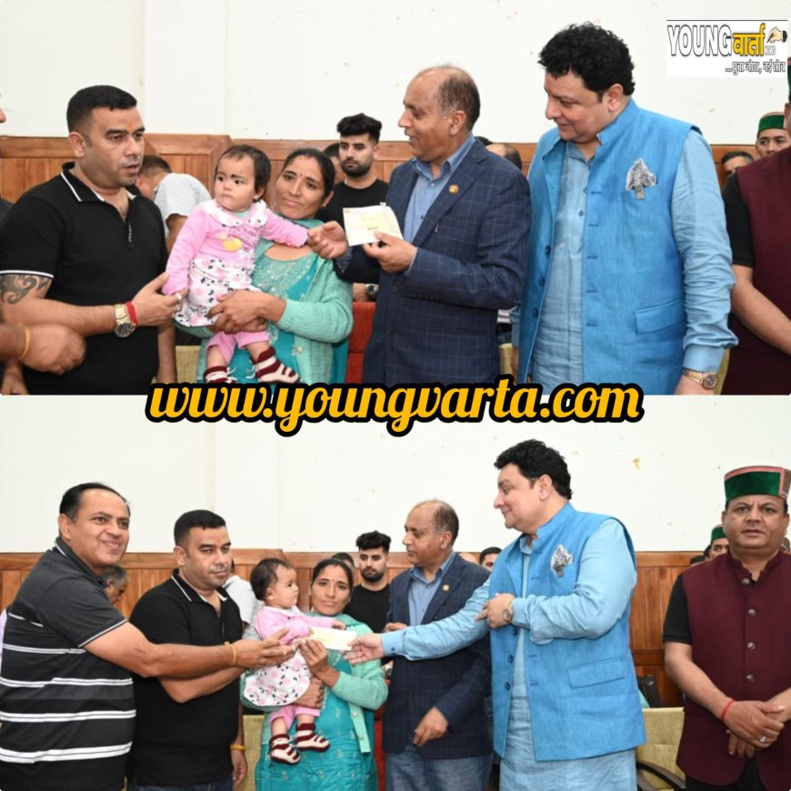 किन्नौर , धर्मशाला और जोगिंदर नगर के लोगों के मरहम को कभी नहीं भूलेंगे हम सराज वासी : जयराम ठाकुर