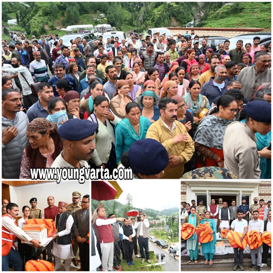 भारी नुकसान के बाद यहां के लोगों का साहस और दृढ़ संकल्प सराहनीय , राज्यपाल ने किया   आपदा प्रभावित सिराज का दौरा