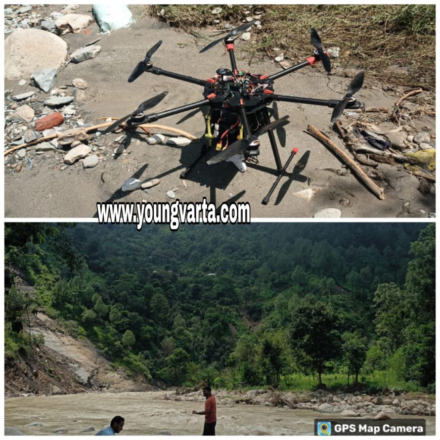 आईआईटी मंडी की टीम ने ड्रोन की मदद से विद्युत बहाली में किया सहयोग