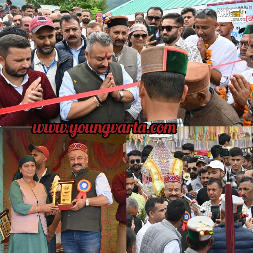 मेले और त्यौहार हमारी समृद्ध संस्कृति का प्रतीक , ज़िला स्तरीय राथल मेले में पहुंचे शिक्षा मंत्री रोहित ठाकुर 