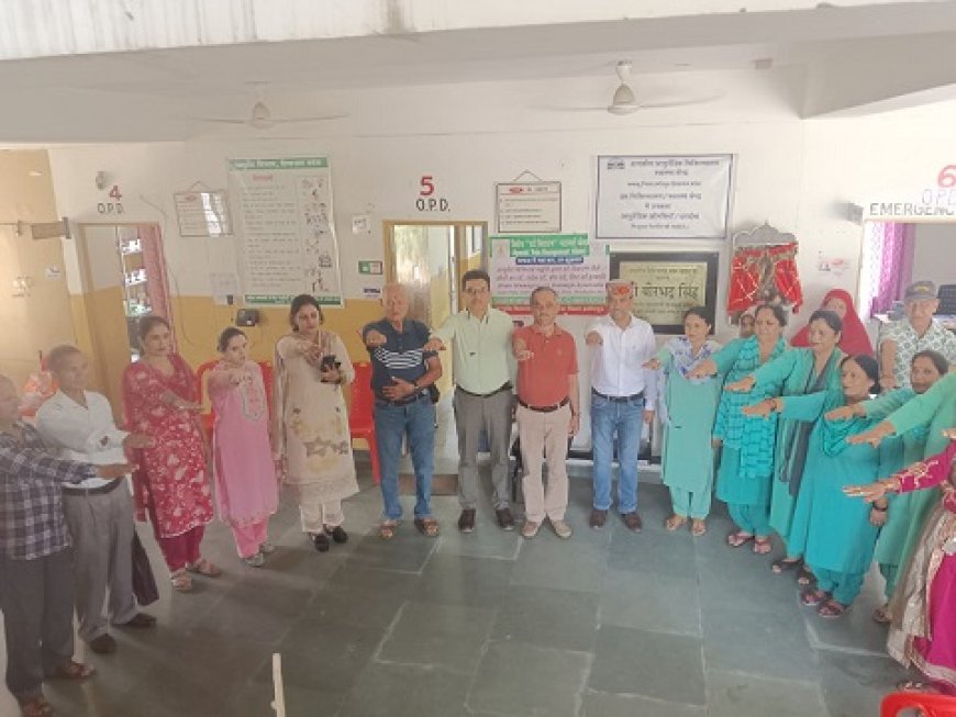 जिले भर में अधिकारियों-कर्मचारियों और विद्यार्थियों ने नशे के विरोध की ली शपथ