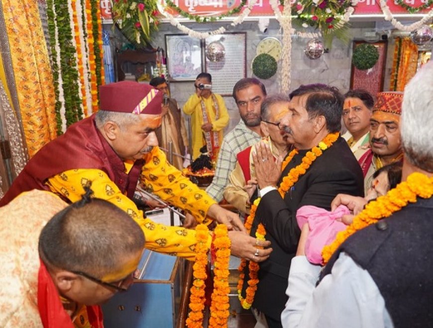 उप मुख्यमंत्री ने श्री कृष्ण जन्मोत्सव के उपलक्ष में भगवान के श्री चरणों में शीश नवाकर प्रदेशवासियों की सुख- समृद्धि की कामना