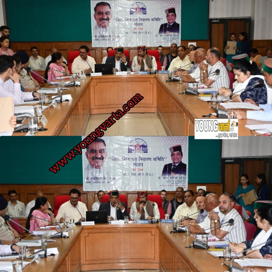 शिकायतों का समयबद्ध समाधान सुनिश्चित बनाएं अधिकारी : डॉ. धनी शांडिल