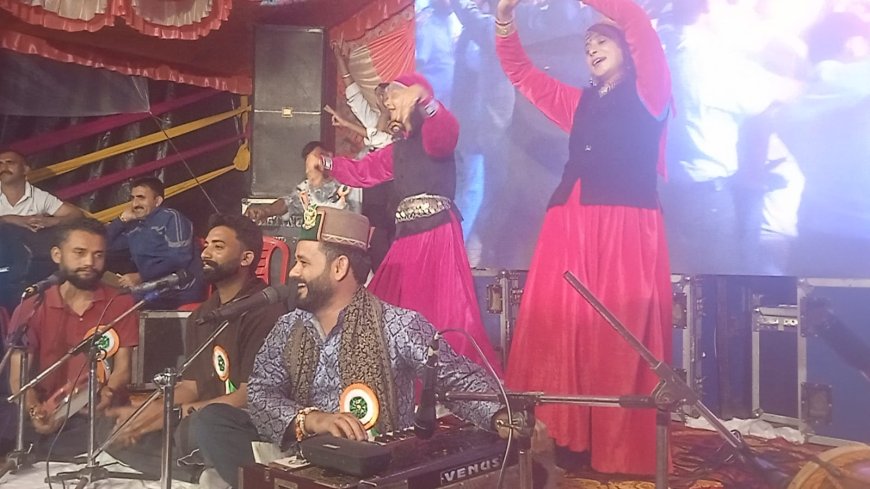 एसडीएम संगड़ाह ने किया तीन दिवसीय हरियाली मेले का शुभारंभ , नाटी गायक कपिल शर्मा ने नचाए दर्शक
