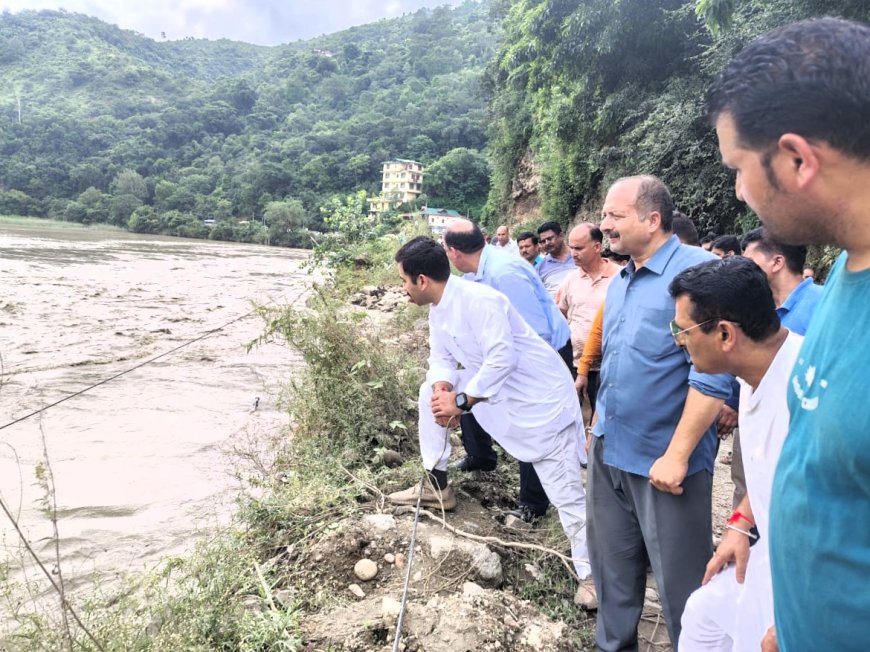 घराट नाला से घांघर तक डबल लेन पुल का होगा निर्माण कार्य : विक्रमादित्य सिंह
