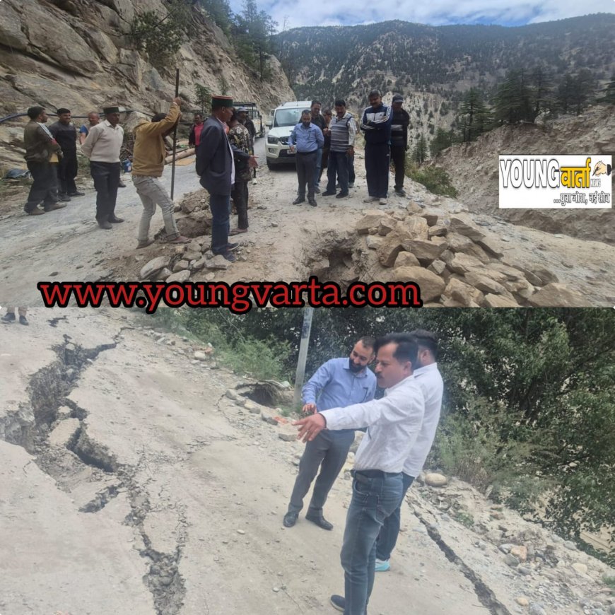 आपदा के जख्म पर मरहम लगाने आपदा प्रभावित क्षेत्रों में पहुंचे उपायुक्त किन्नौर