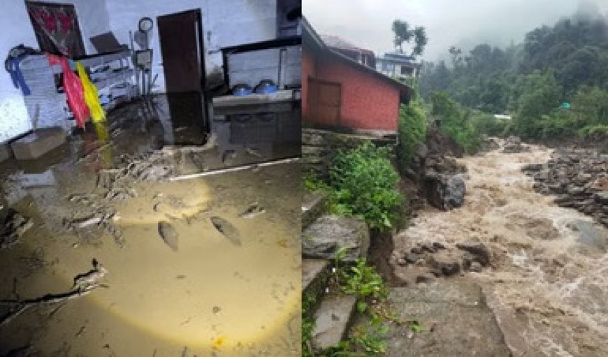 मंडी के दुर्गम चौहारघाटी में भारी बारिश के कारण काफी नुकसान,घाटी की दो पंचायतें अधिक प्रभावित  