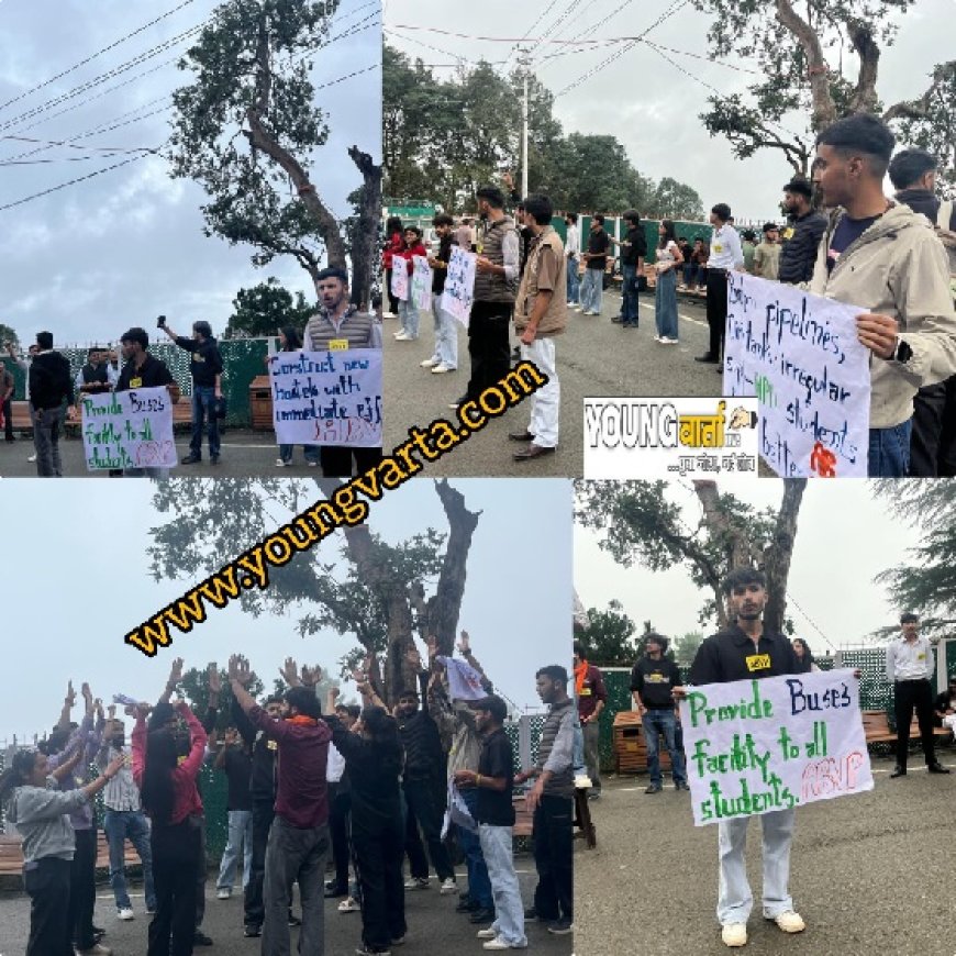 छात्रों की विभिन्न मांगों को लेकर विश्वविद्यालय में गरजा विद्यार्थी परिषद   