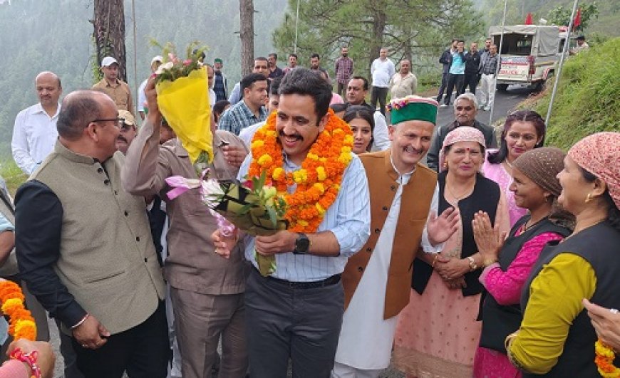 लोक निर्माण मंत्री ने ग्राम पंचायत डोमैहर, हिमरी और ओगली का किया दौरा