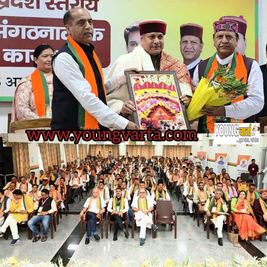 हिमाचल प्रदेश में भाजपा का एक मजबूत संगठन , बूथ स्तर पर 89646 कार्यकर्ता कर रहे काम : सौदान सिंह