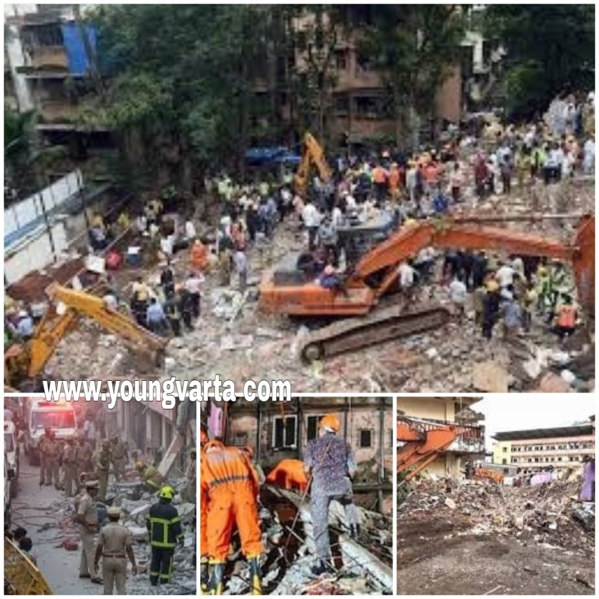 मुंबई के विरार में आधी रात को गिरी बिल्डिंग , 17 लोगों की मौत , 9 घायल 