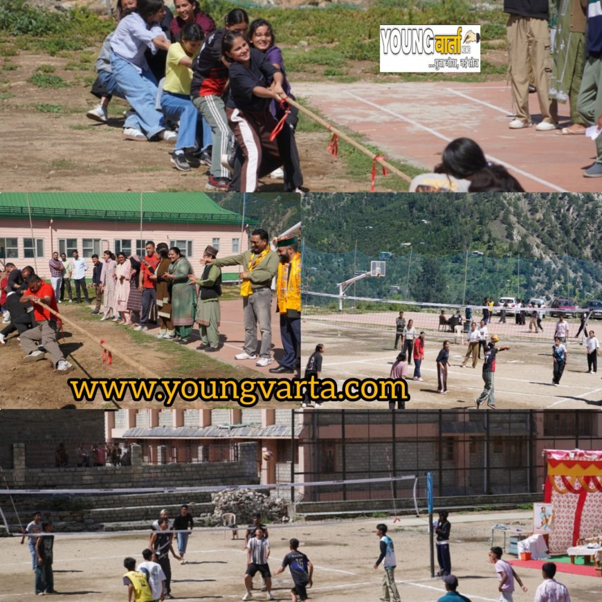 खेलों से संपूर्ण व्यक्तित्व निर्माण के साथ एक सशक्त समाज व राष्ट्र का निर्माण संभव , खेल स्पर्धा के समापन पर बोले , डीसी 