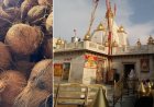 नवरात्र मेले के दौरान सुरक्षा कारणों से मंदिर प्रशासन व न्यास द्वारा नारियल चढ़ाने पर लगाया पूर्ण प्रतिबंध