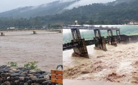 पांवटा साहिब  : यमुना ने दिखाया रौद्र रूप, चारों तरफ खेत खलियान सब जलमग्न