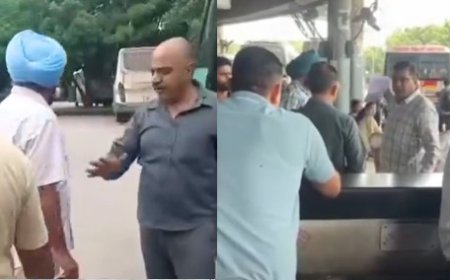 चंडीगढ़ ISBT पर HRTC व CTU के बीच HRTC बसों को काउंटर पर खड़ा करने को लेकर विवाद