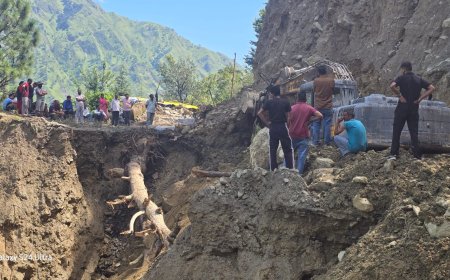 मंडी जिला प्रशासन ने सराज के बाली चौकी क्षेत्र में राहत व बहाली कार्यों को दी गति