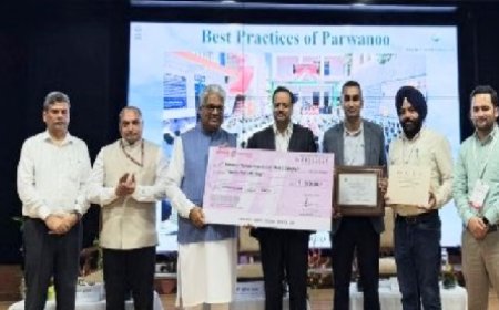 परवाणू नगर परिषद को देश भर में स्वच्छ वायु सर्वेक्षण में पूरे देश भर में दूसरा स्थान प्राप्त