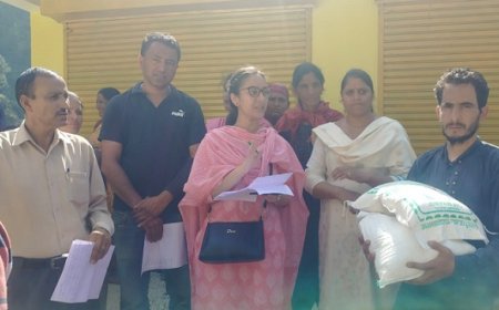 बालीचौकी के आपदा प्रभावित क्षेत्रों में गांव-गांव तक पहुंचा प्रशासन, पंचायत स्तर पर बांटी राहत