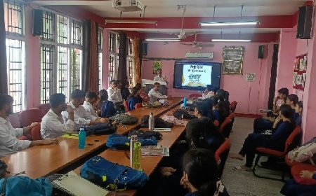 शिक्षा एवं प्रशिक्षण संस्थान नाहन में हिंदी दिवस के पूर्व सप्ताह के अवसर पर डीएलएड प्रशिक्षुओं की कवि गोष्ठी का आयोजन