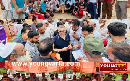 विधायक अजय सोलंकी ने हरीपुर पंचायत के लोहगढ़ गांव में आयोजित कोहली क्रिकेट कप का किया शुभारंभ 