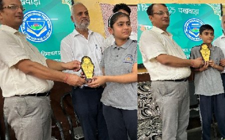 शिशु विद्या निकेतन पब्लिक स्कूल नाहन में युवा कार्यक्रम एवं खेल मंत्रालय के बैनर तले मेरा युवा भारत द्वारा कार्यक्रम का आयोजन