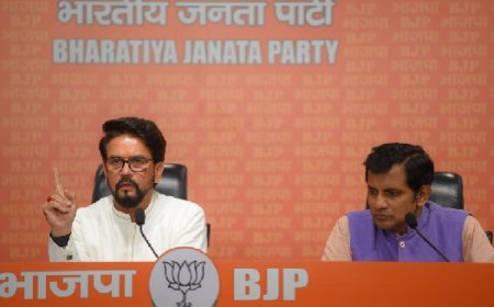 धमाका नहीं, ड्रामा कर रहे राहुल गांधी,कांग्रेस घुसपैठियों व अर्बन नक्सल्स को बचाने की कर रही राजनीति : अनुराग सिंह ठाकुर 