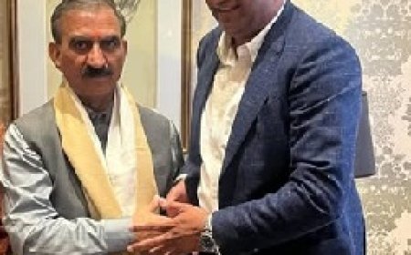 आईओसी के अध्यक्ष ने मुख्यमंत्री सुक्खू से की भेंट 