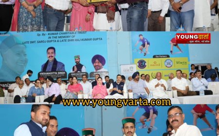 युवाओं के जीवन को सही दिशा प्रदान करने में खेल महत्वपूर्ण : विक्रमादित्य सिंह