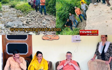 नाहन में विकास कार्यों को दी जा रही गति , विधायक अजय सोलंकी ने  सेन की सैर के तालों में सुनी जनता की समस्याएं