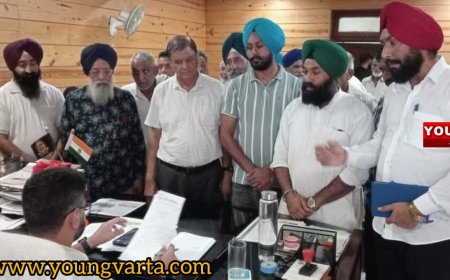 अज्ञात रोग की चपेट में धान की फसल , किसानों ने सरकार से माँगा फसल का मुआवज , एसडीएम को सोंपा मांग पत्र